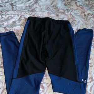 Under Armour blue and black leggings